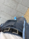 BLACK DOUBLE BUCKLE BELT ( PRE ORDER )