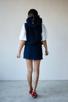 NAVY FLEECE SKIRT SHORTS *LAST 2*
