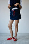 NAVY FLEECE SKIRT SHORTS *LAST 2*