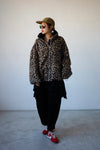 LEOPARD DOUBLE FACED FLEECE JACKET *LAST 2*
