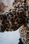 LEOPARD DOUBLE FACED FLEECE JACKET *LAST 2*