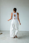 ( BLACK / WHITE ) 2 WAY COTTON PANTS