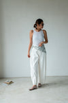 ( BLACK / WHITE ) 2 WAY COTTON PANTS
