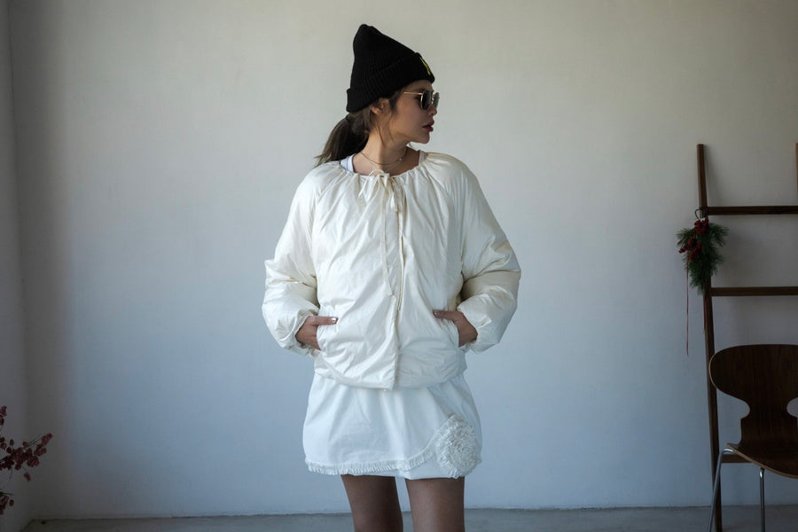 IVORY BUBBLE DOWN JACKET *LAST 2*