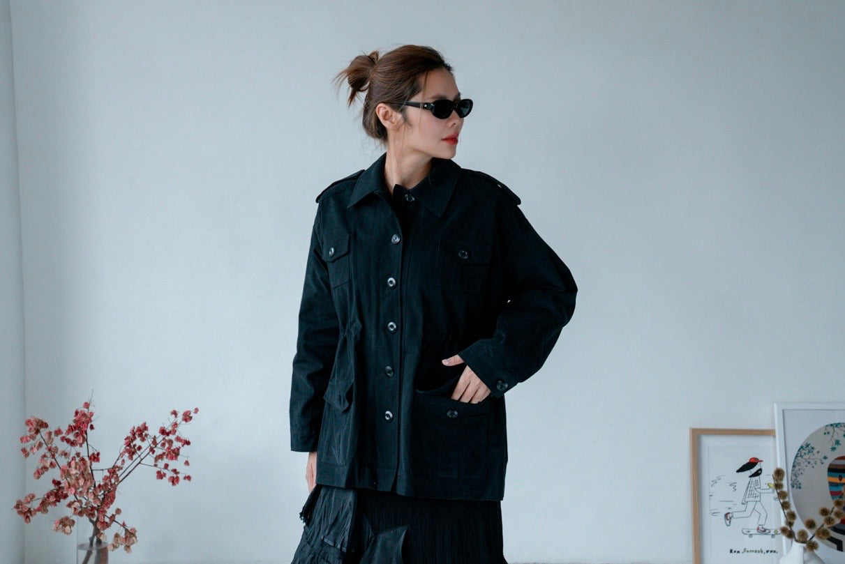 BLACK ARMY JACKET *LAST 3*