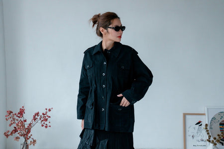 BLACK ARMY JACKET *LAST ONE*