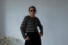 PANDA STRIPE KNIT CARDIGAN ⭐️🛒