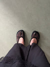 ( RED / BLACK ) TABI MESHED MULES ( PRE ORDER )