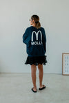 NAVY MOLLY SWEATSHIRT