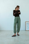 ( 3 COLOURS ) WASHED COTTON SWEAT PANTS ( PRE ORDER )