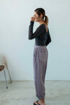 ( 3 COLOURS ) WASHED COTTON SWEAT PANTS ( PRE ORDER )