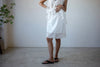 WHITE CROCHET MIDI SKIRT