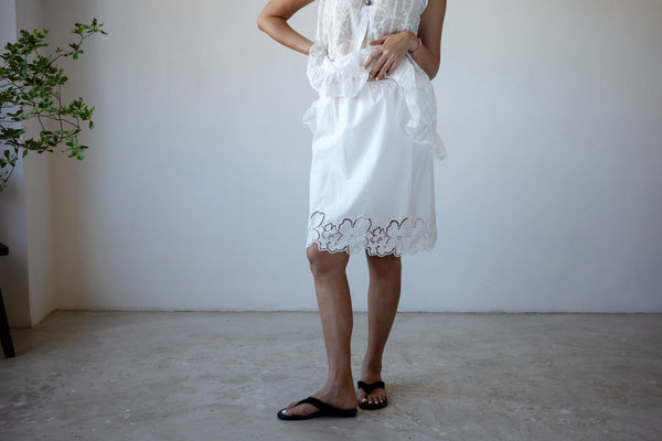 WHITE CROCHET MIDI SKIRT ⭐️BEST BUY⭐️