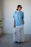 ( BLACK / BLUE ) STRIPED BASIC TEE
