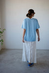 ( BLACK / BLUE ) STRIPED BASIC TEE
