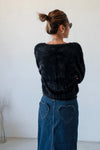 INDIGO HEART POCKET DENIM MAXI SKIRT ( PRE ORDER )