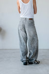 GREY LEOPARD LACE WIDE LEG JEANS 🌟BEST BUY🌟