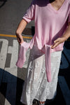 ( 3 COLOURS ) SIDE TIDE SUMMER KNIT