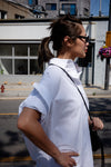 PREMIUM WHITE ROLLED SLEEVE SHIRT *LAST ONE*