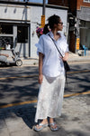 PREMIUM WHITE ROLLED SLEEVE SHIRT *LAST ONE*