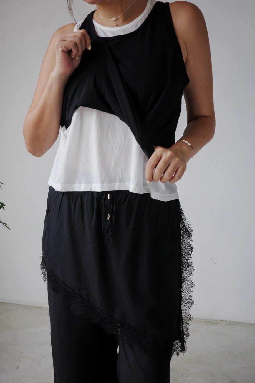 ( OLIVE / BLACK ) DUO VEST