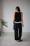 ( WHITE / BLACK ) LACE WRAPS SUMMER PANTS