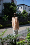 DUSTY ORANGE WRINKLE CHIFFON SHIRT