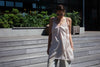 SALMON RUCHED SATINI VEST