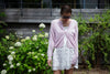 ( SAKURA PINK / LIGHT GREY ) CANDY SUMMER CARDIGAN
