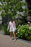 ( SAKURA PINK / LIGHT GREY ) CANDY SUMMER CARDIGAN