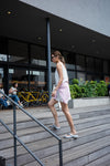 ( SAKURA PINK / LIGHT GREY ) CANDY SUMMER CARDIGAN