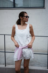 FLOWER GLOSSY SUMMER DRESS