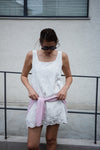 FLOWER GLOSSY SUMMER DRESS