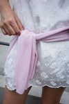 FLOWER GLOSSY SUMMER DRESS