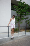 FLOWER GLOSSY SUMMER DRESS