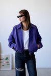 PREMIUM PURPLE SUEDE LEATHER JACKET *BEST BUY* ( PRE ORDER )