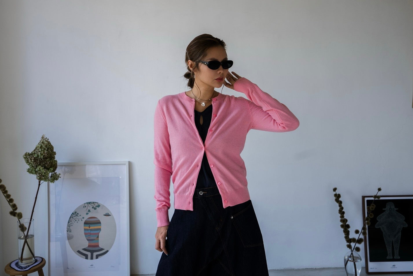 NEON PINK CARDIGAN *LAST ONE*