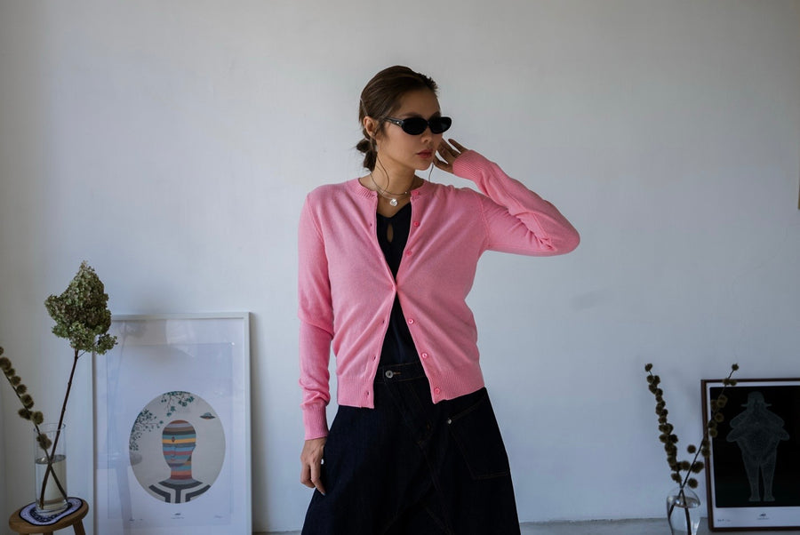 NEON PINK CARDIGAN *LAST ONE*