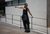 BLACK PLEATED WRAP *LAST ONE*