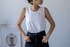 ( WHITE / BLACK ) STUDDED TANK *LAST 2*