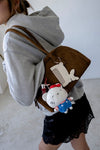 BROWN SUEDE SHOULDER BAG *BEST BUY*