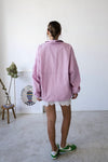 ( PINK / GREEN ) CHECKERED WIND JACKET *LAST 2*
