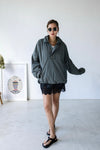 ( PINK / GREEN ) CHECKERED WIND JACKET *LAST 2*