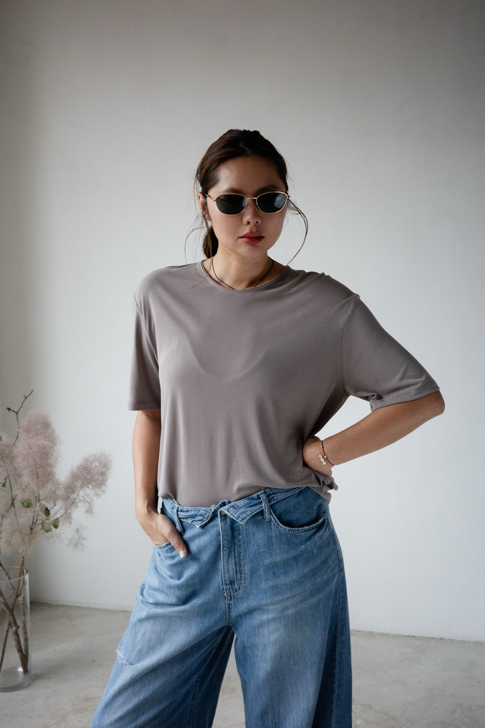 ( 4 COLOURS ) MODAL ICY TEE