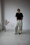ACID WASHED WIDE LEG VINTAGE JEANS