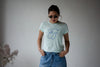 ( MINT / WHITE ) LEMON TEE