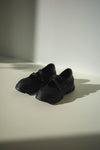 BLACK PLATFORM LEATHER MARY JANE SHOES ( PRE ORDER )