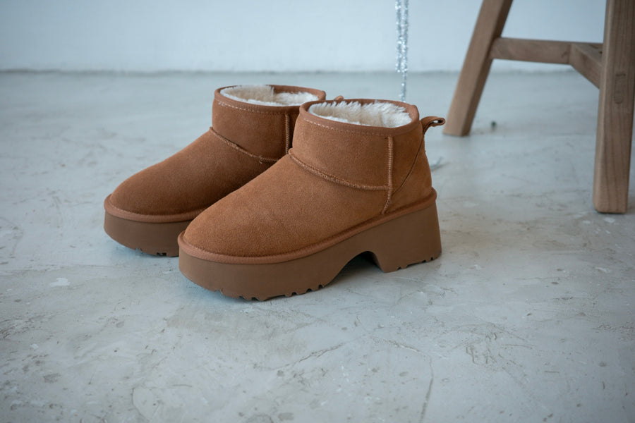 ( 4 COLOURS ) WOOL HEIGHTS BOOTS ( PRE ORDER )