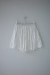 ( WHITE / BLACK ) WRINKLED SATIN SHORTS 🌟