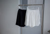 ( WHITE / BLACK ) WRINKLED SATIN SHORTS 🌟